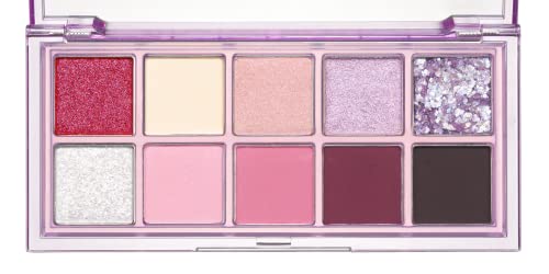 rom&nd Better Than Palette swatches show matte and shimmer finishes for seamless color blending.