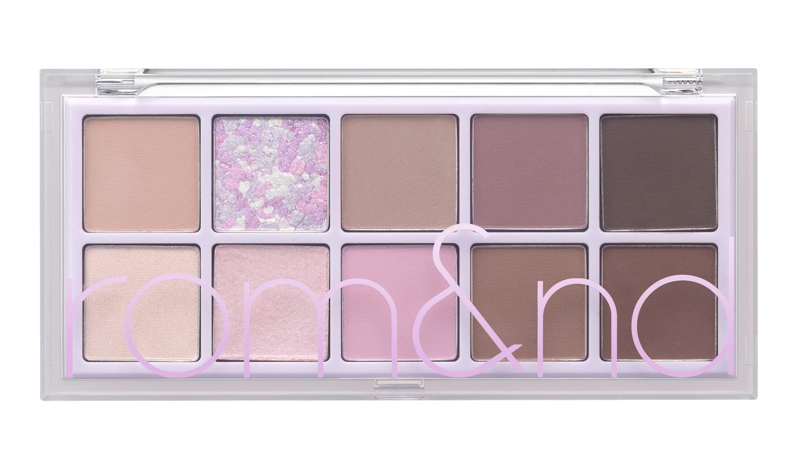 romnd Better Than Palette Dreamy Lilac Garden swatches on skin for a soft, wearable look