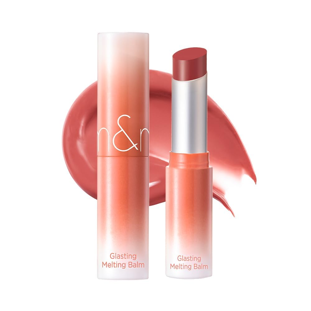 rom&nd Glasting Melting Balm 14 Dear Apple crystal shine for weightless lip glow