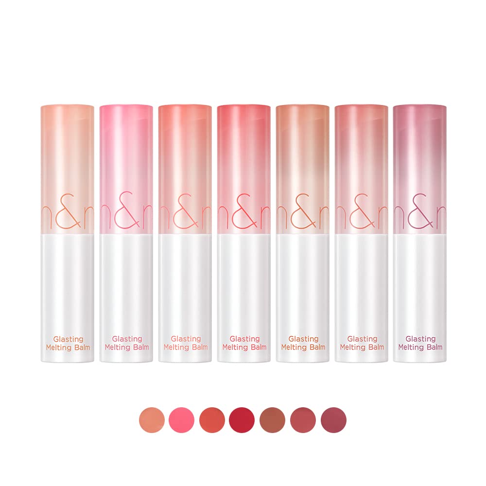 rom&nd Glasting Melting Lip Balm 06 Vibrant color range offers bold, versatile lip options.