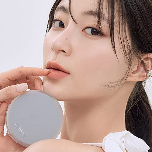 Rom&nd Nu Zero Cushion 03 Natural 21 skin swatch demonstrating true shade for even tone
