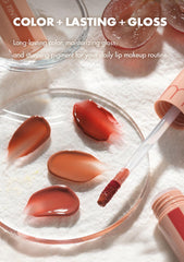 rom&nd Plum Coke applicator tip enables precise, smooth application for full lip or gradient.