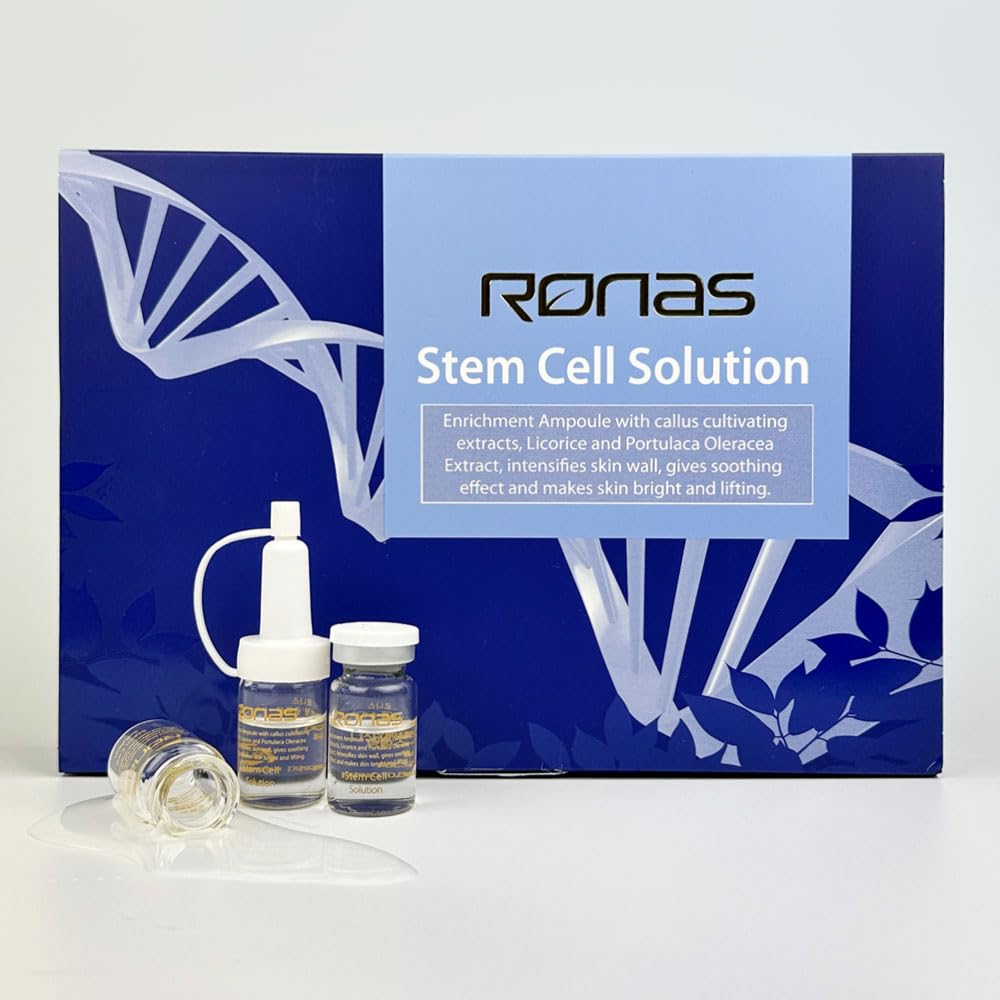 Ronas Stem Cell Solution glow on skin after routine daily use.