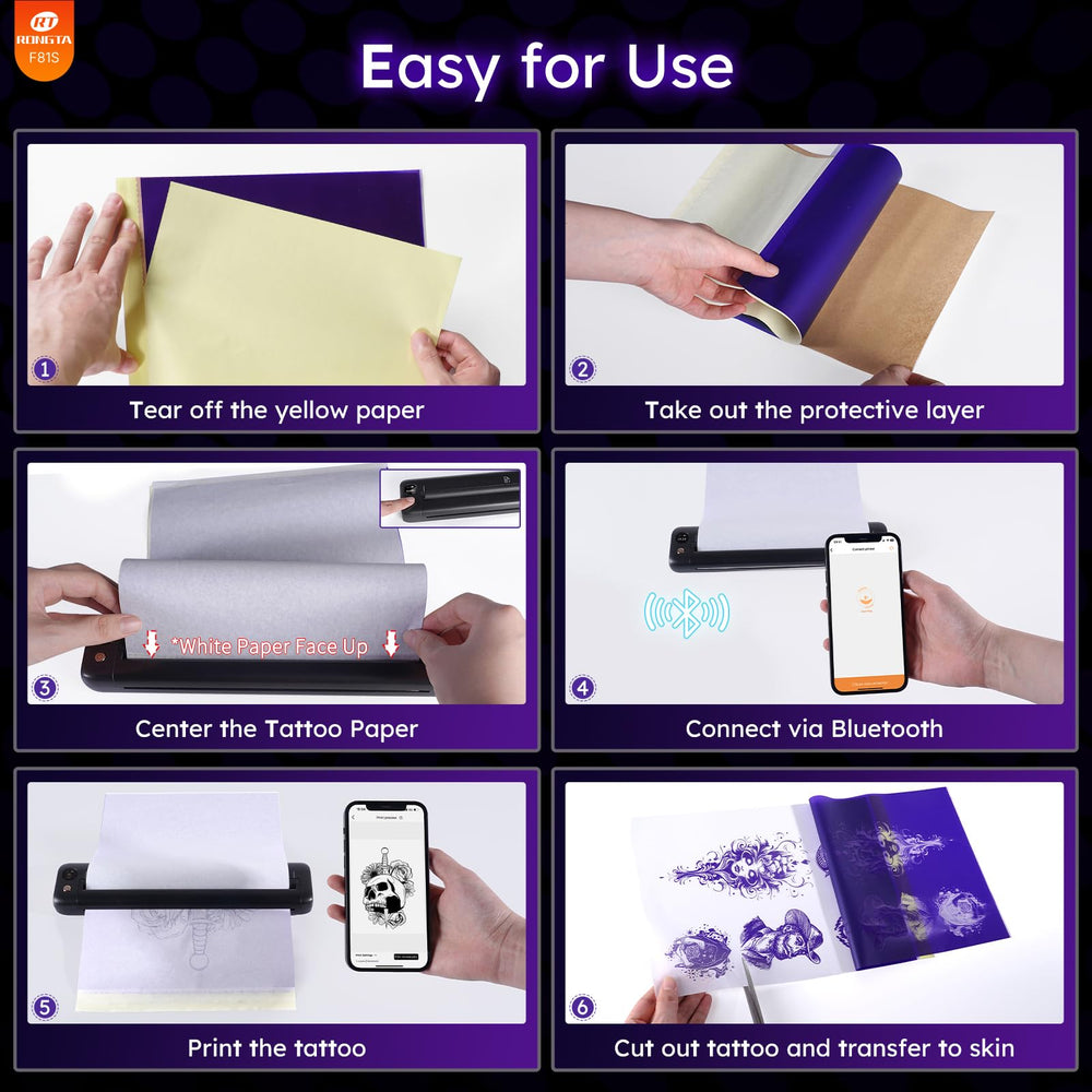 Rongta F81S SoPrint app offers real-time print preview and batch editing.