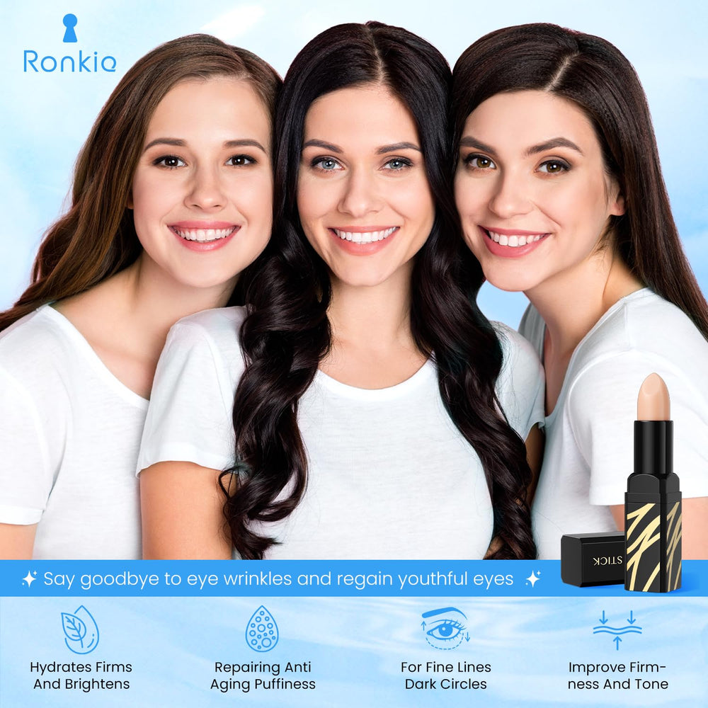 RONKIE Caffeine Eye Stick fits into daily routine for consistent eye care.
