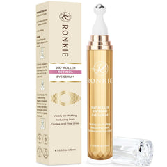 RONKIE eye cream tackles dark circles, brightening the under-eye area.