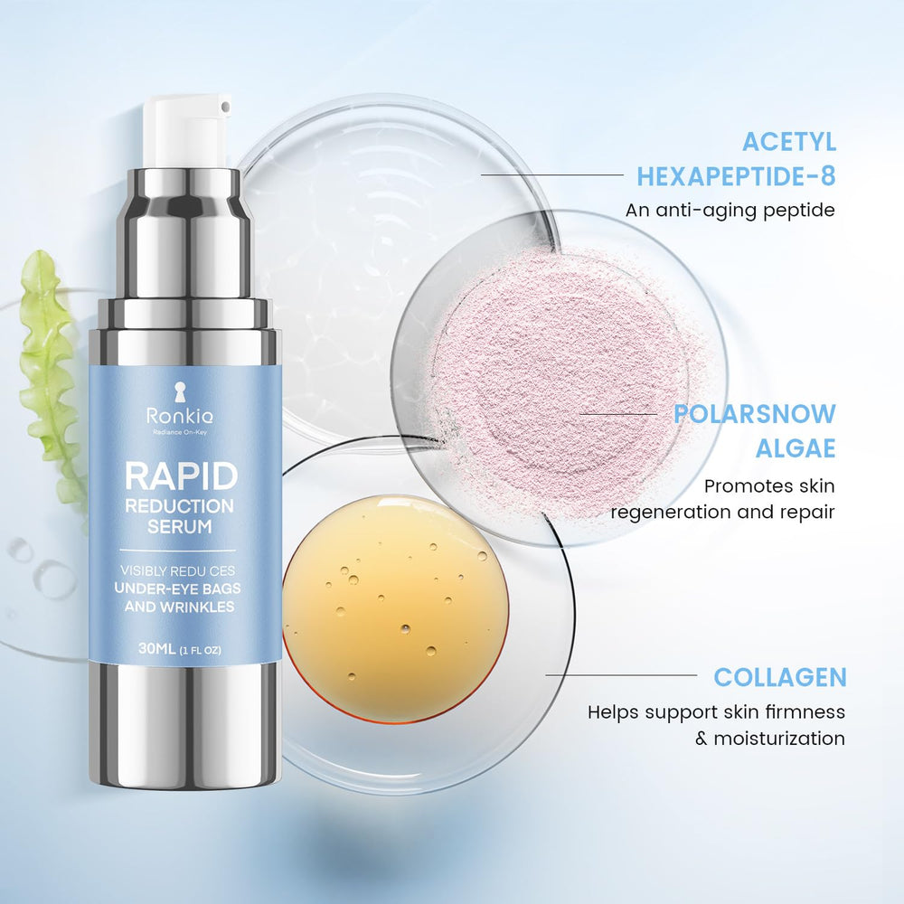 RONKIE morning routine use before work for a refreshed look.