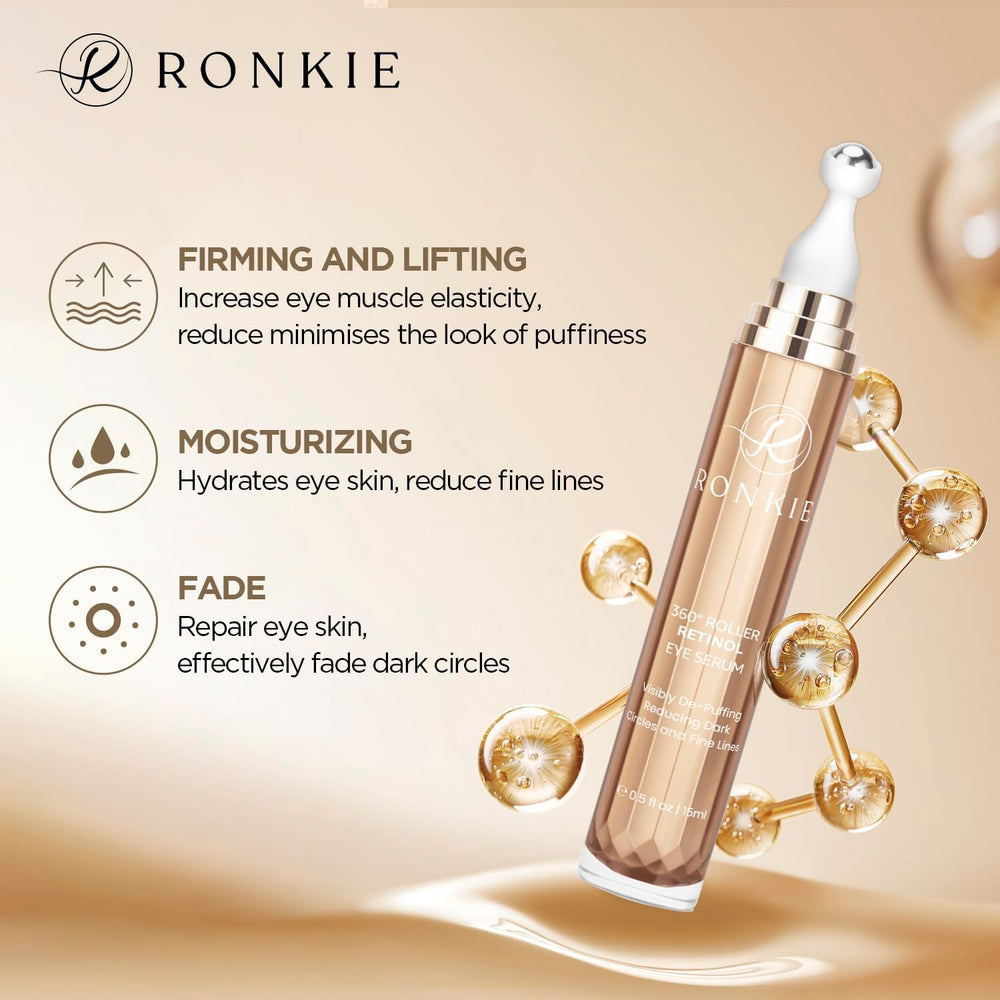 RONKIE packaging is compact and travel-ready for daily routines.
