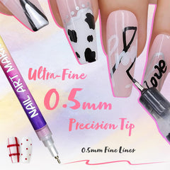 RONYUTON color swatches showing range for bold accents in nail art
