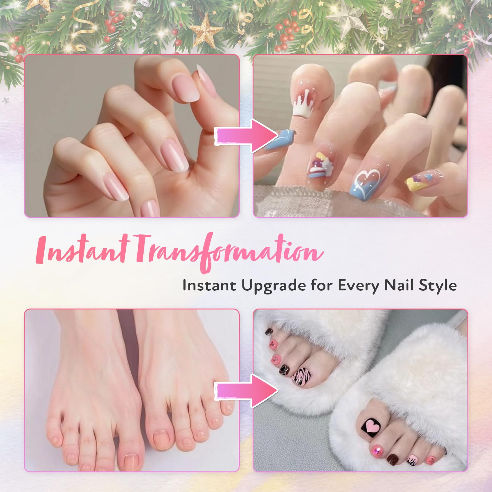 RONYUTON gift-ready nail art set in stylish packaging