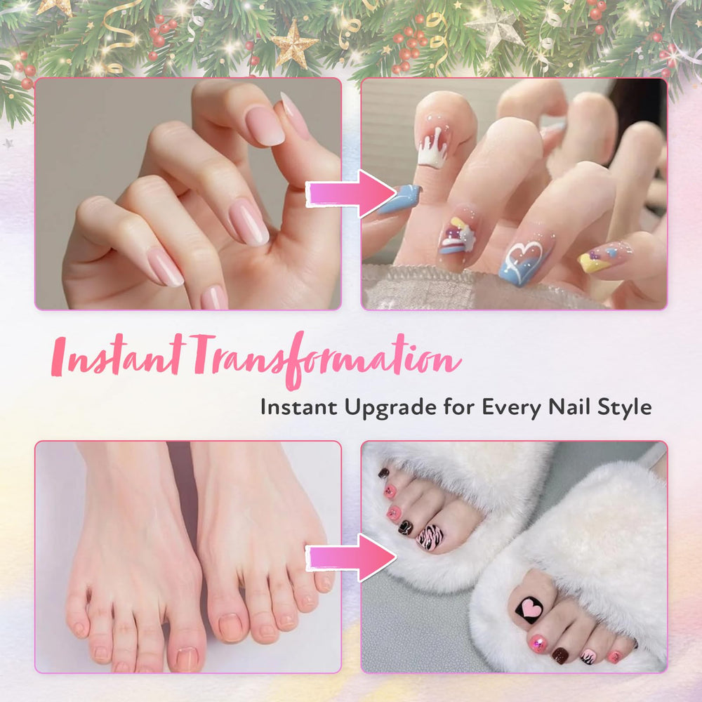RONYUTON gift-ready nail art set in stylish packaging