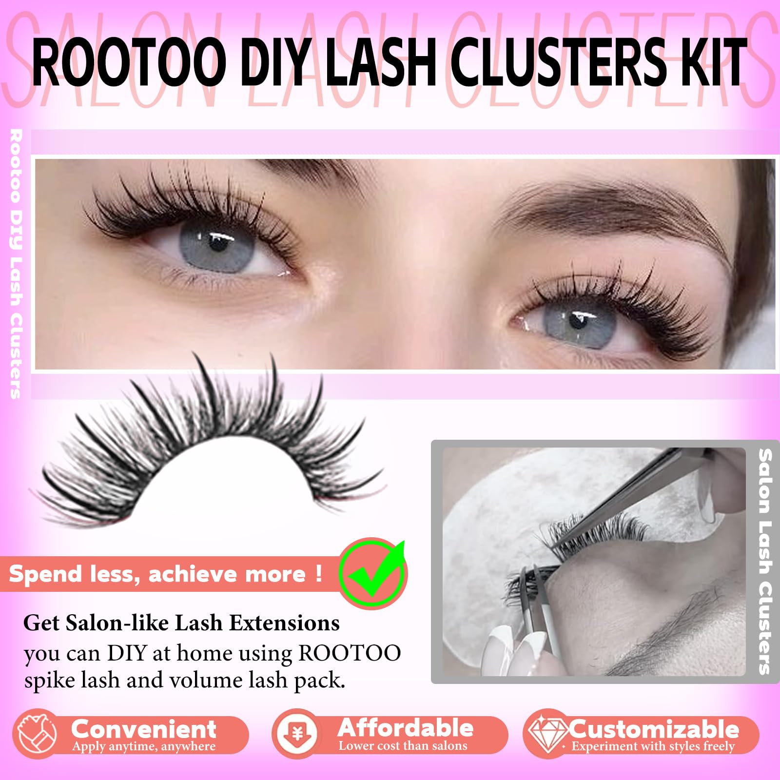 Easy application kit for beginners with simple steps