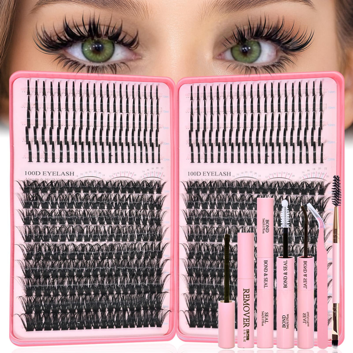 Rootoo Lash Clusters Kit packaging for easy identification and shopping appeal