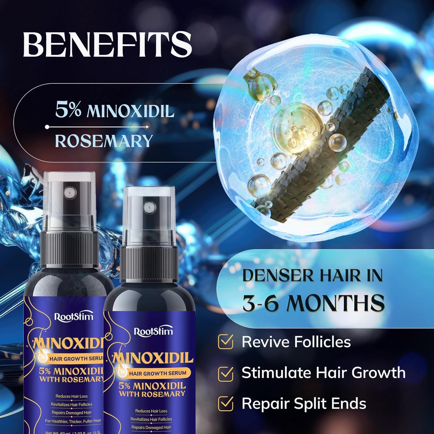RootStim beard application demonstrating versatile targeting of facial hair