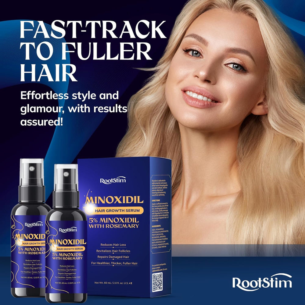 RootStim hair growth routine concept suggesting possible progress