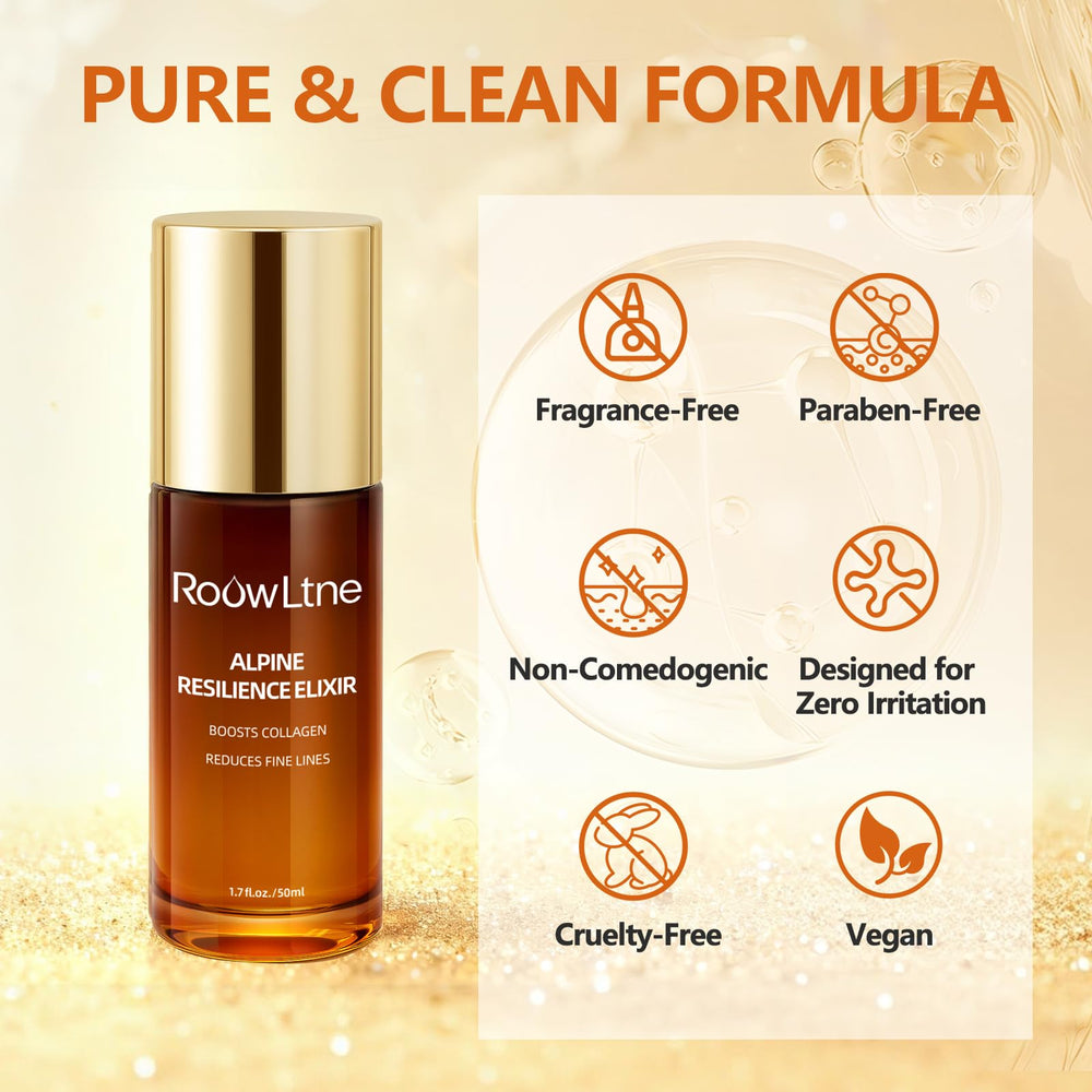 RoowLtne serum spreads easily for quick absorption.