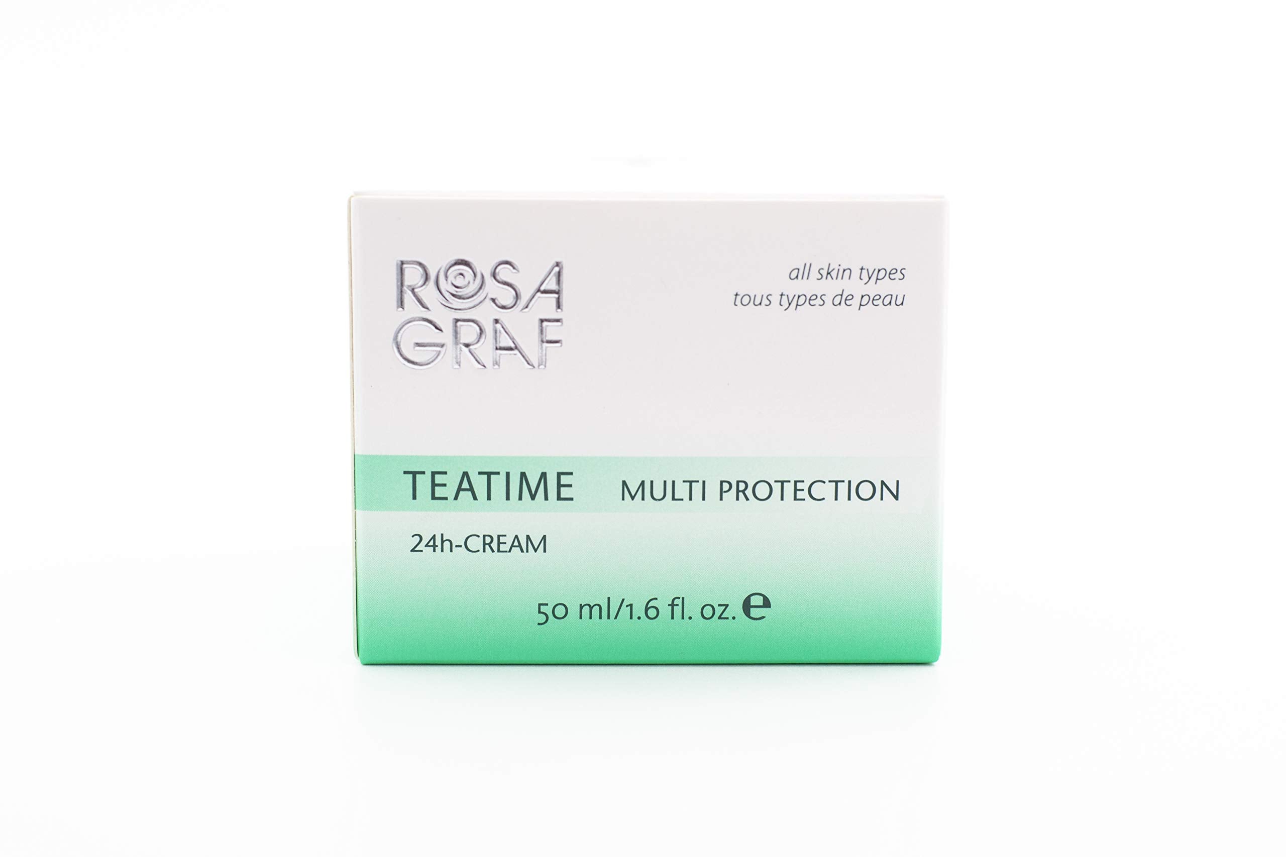 Rosa Graf T-Time cream spread on skin demonstrates smooth application and hydration