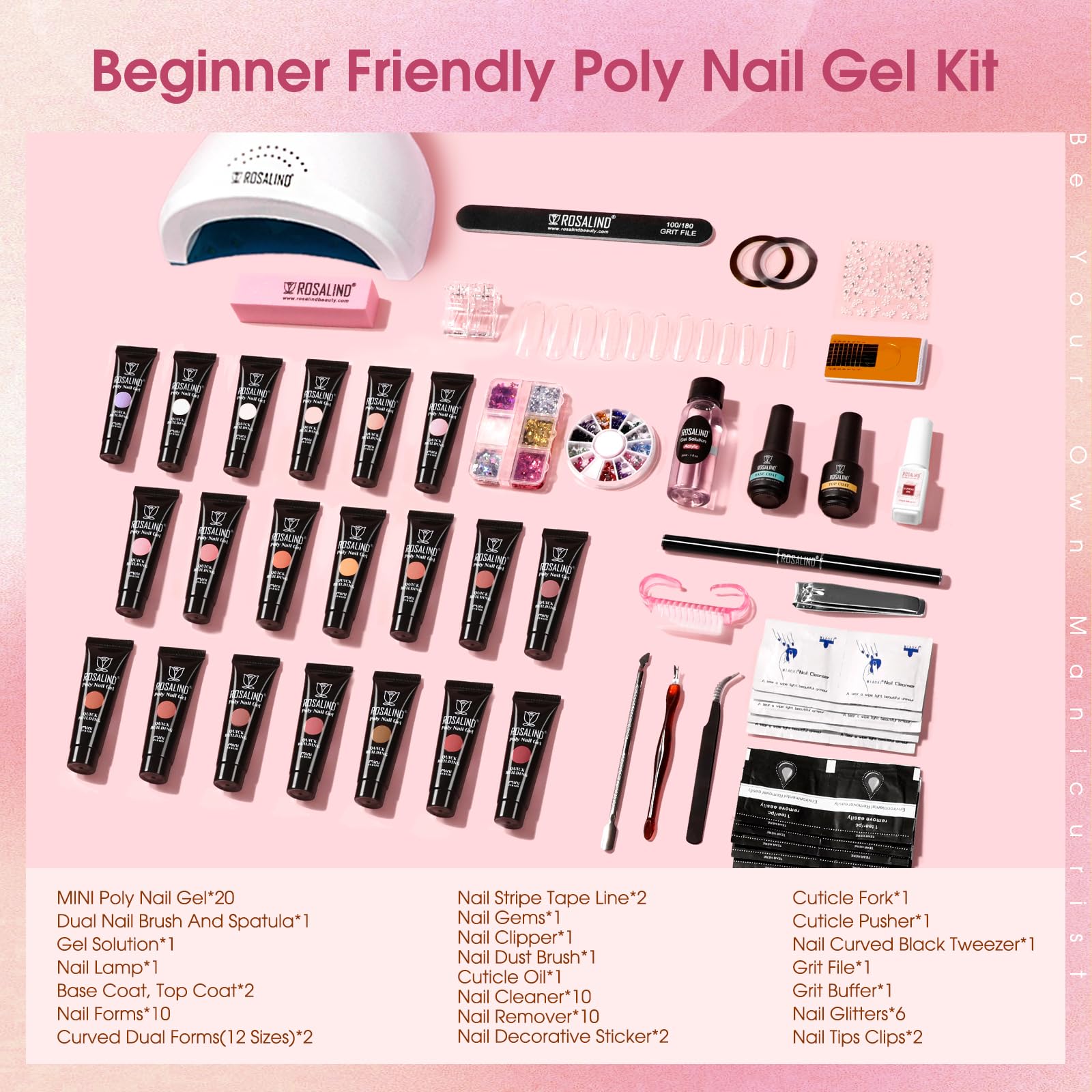 Rosalind 48W nail lamp in use for fast curing.