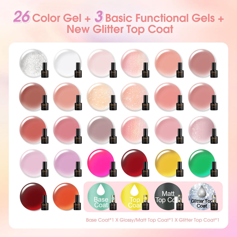 ROSALIND base and top coats provide smooth foundation and durable finish