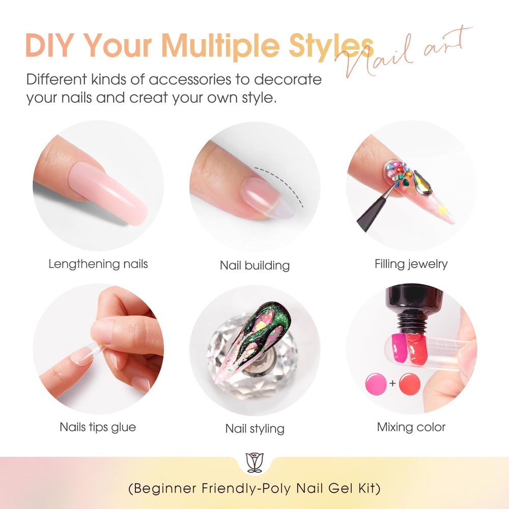 ROSALIND base coat creates a strong foundation for longer-lasting gel nails.