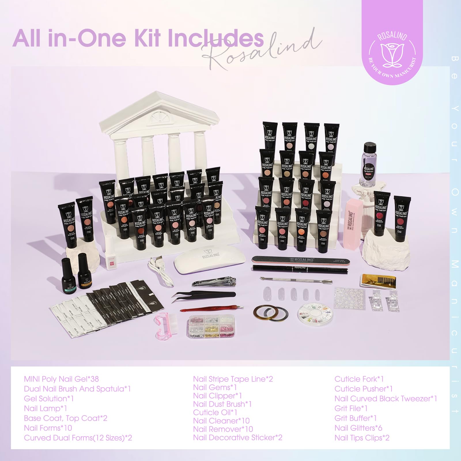 ROSALIND beginner-friendly nail kit for home use
