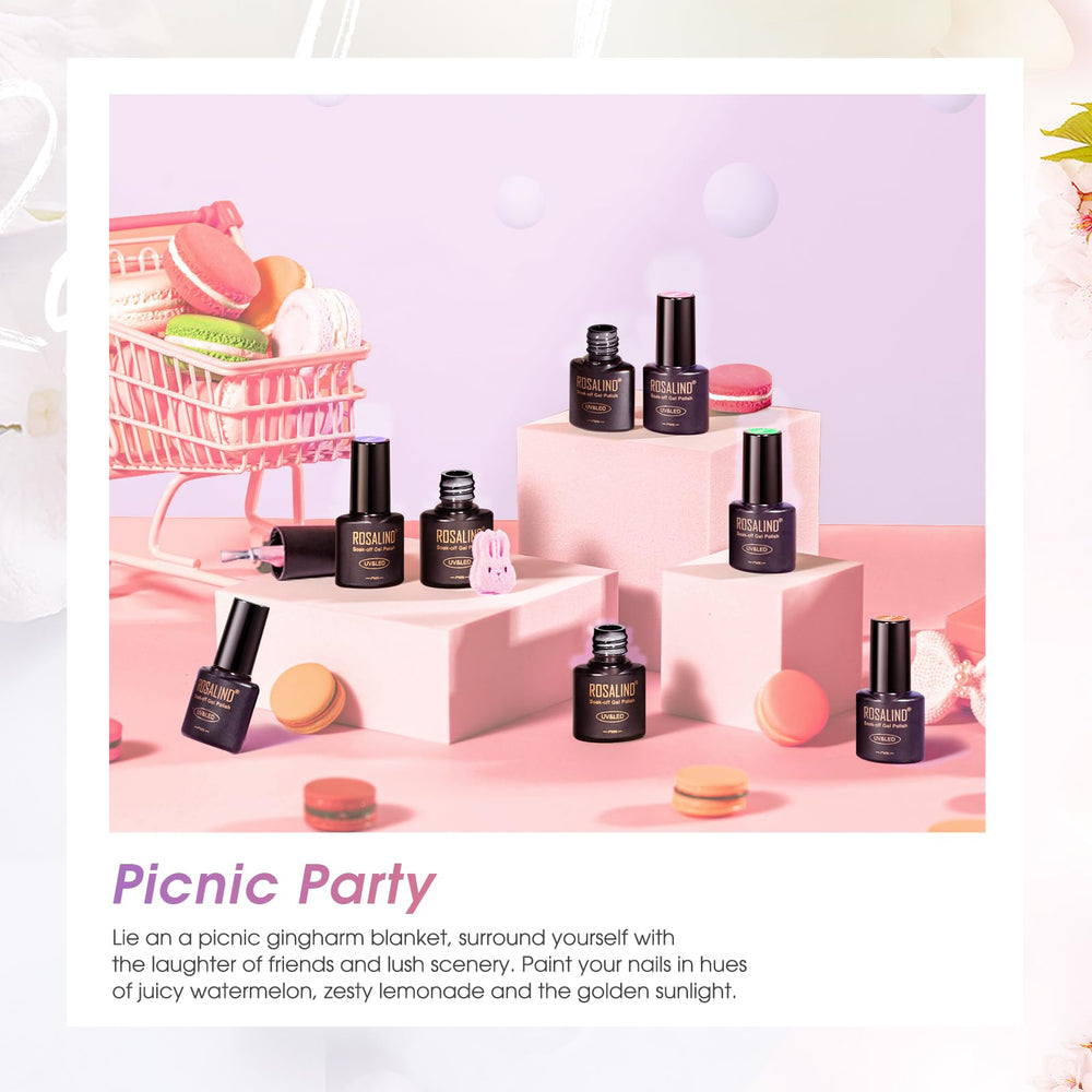 ROSALIND compact bottles suitable for travel and testing shades.