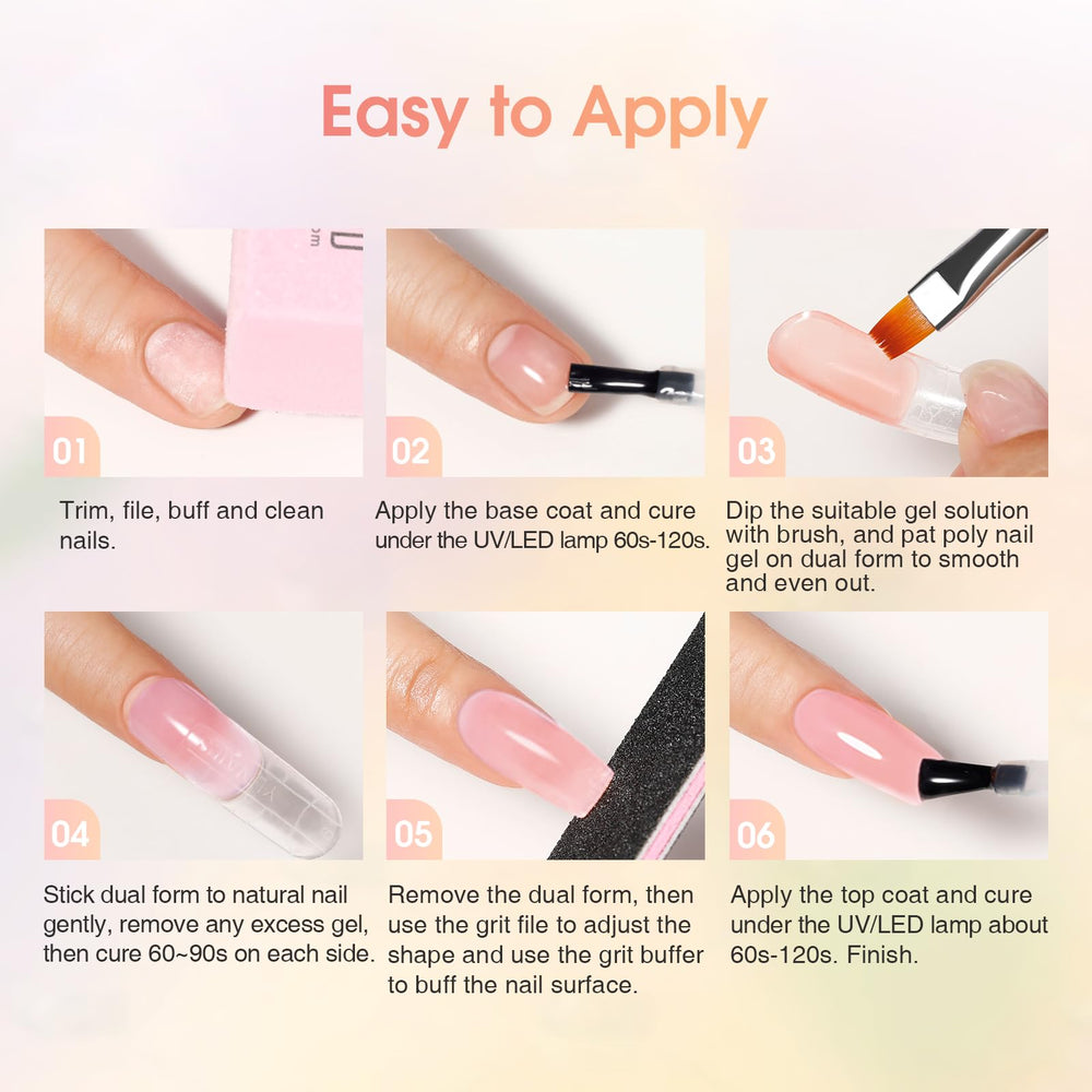 ROSALIND cuticle oil nourishes nails with light hydration after gel application.
