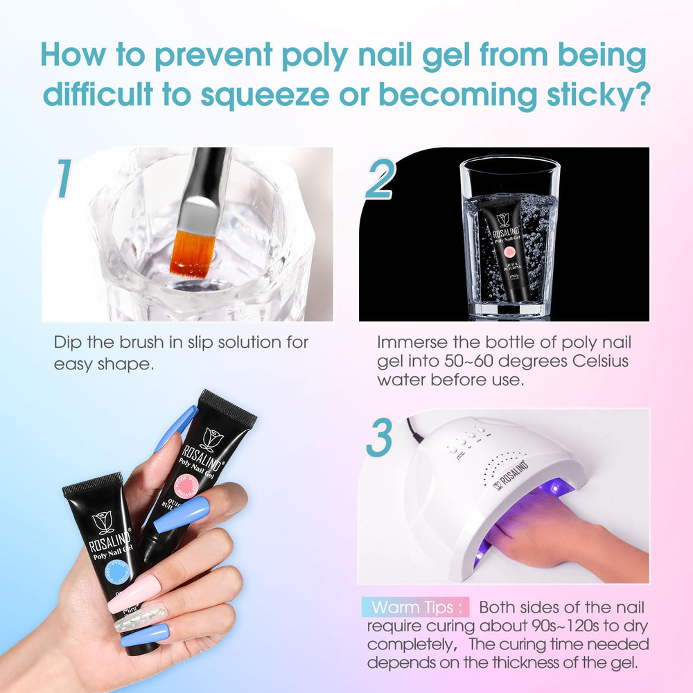 ROSALIND decorative nail items for glitter and rhinestone accents