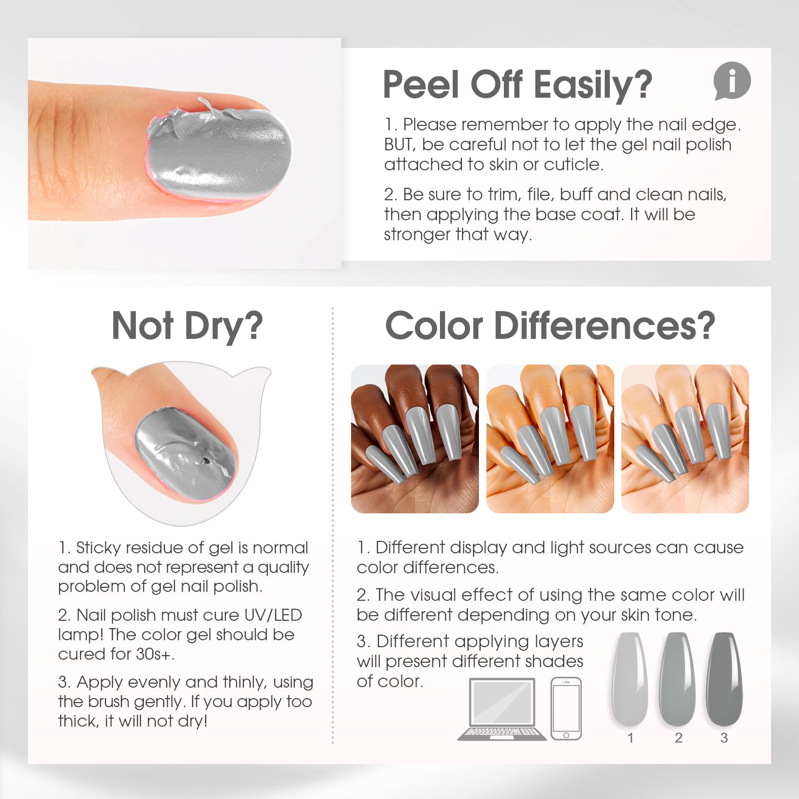 ROSALIND DIY nail art setup shows easy color switching.