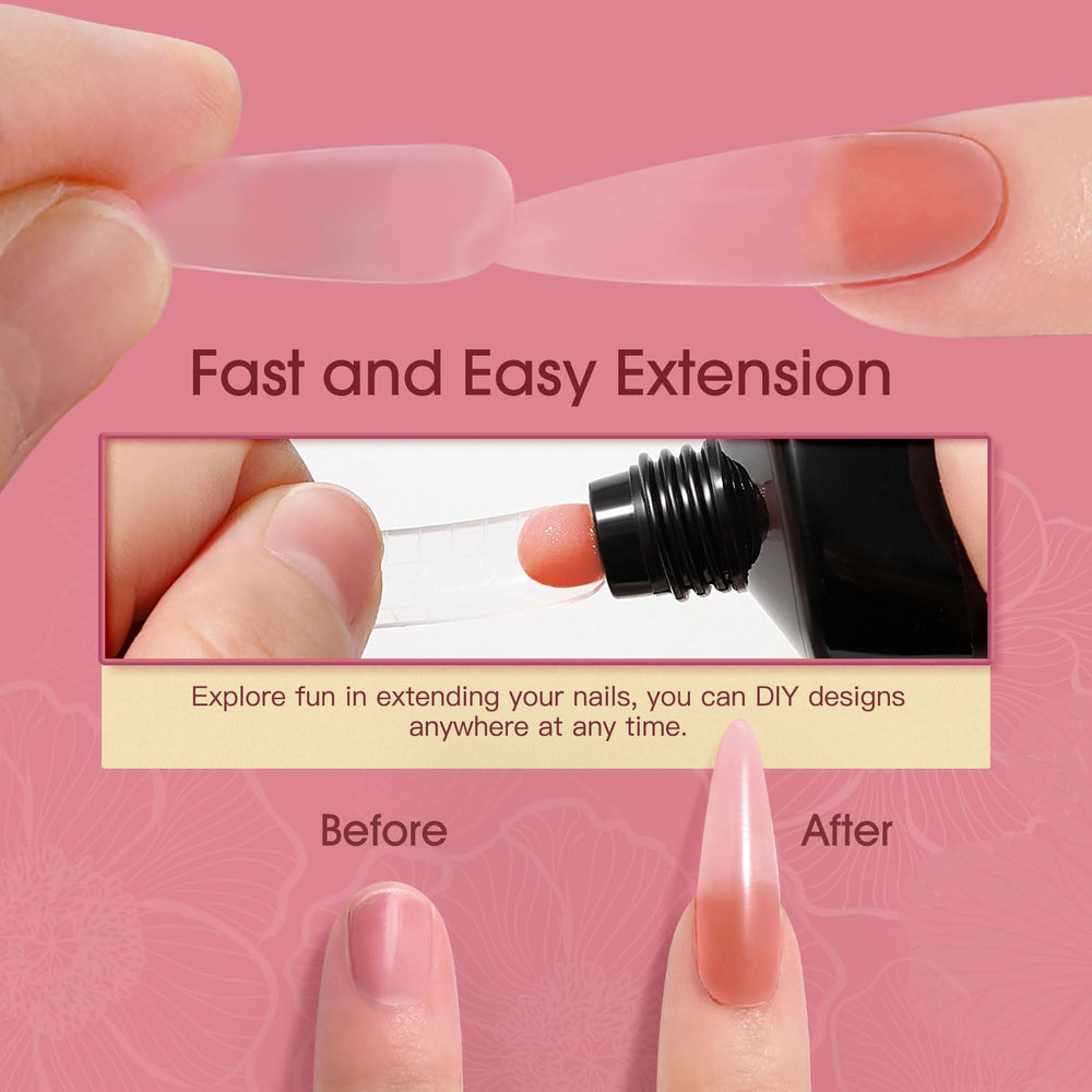 ROSALIND Nude Pink gel used for glitter and rhinestone nail art.
