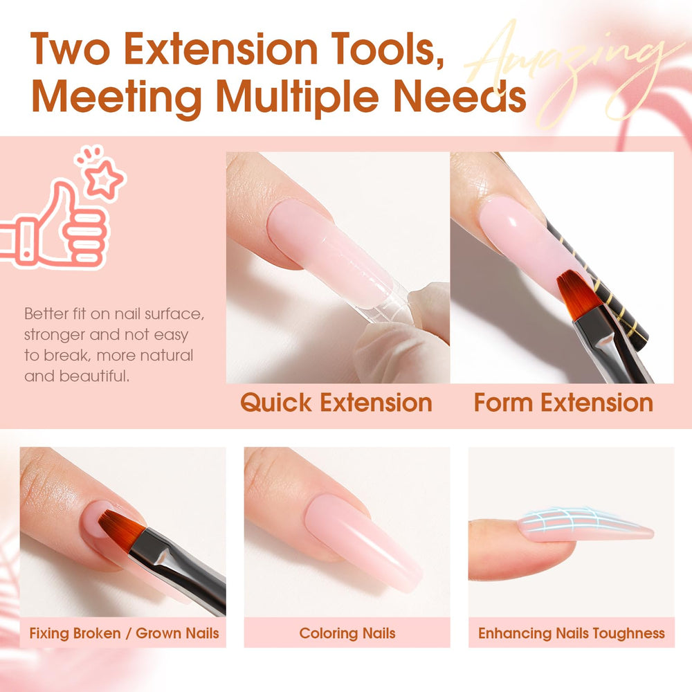 ROSALIND dual brush and spatula for precise gel prep