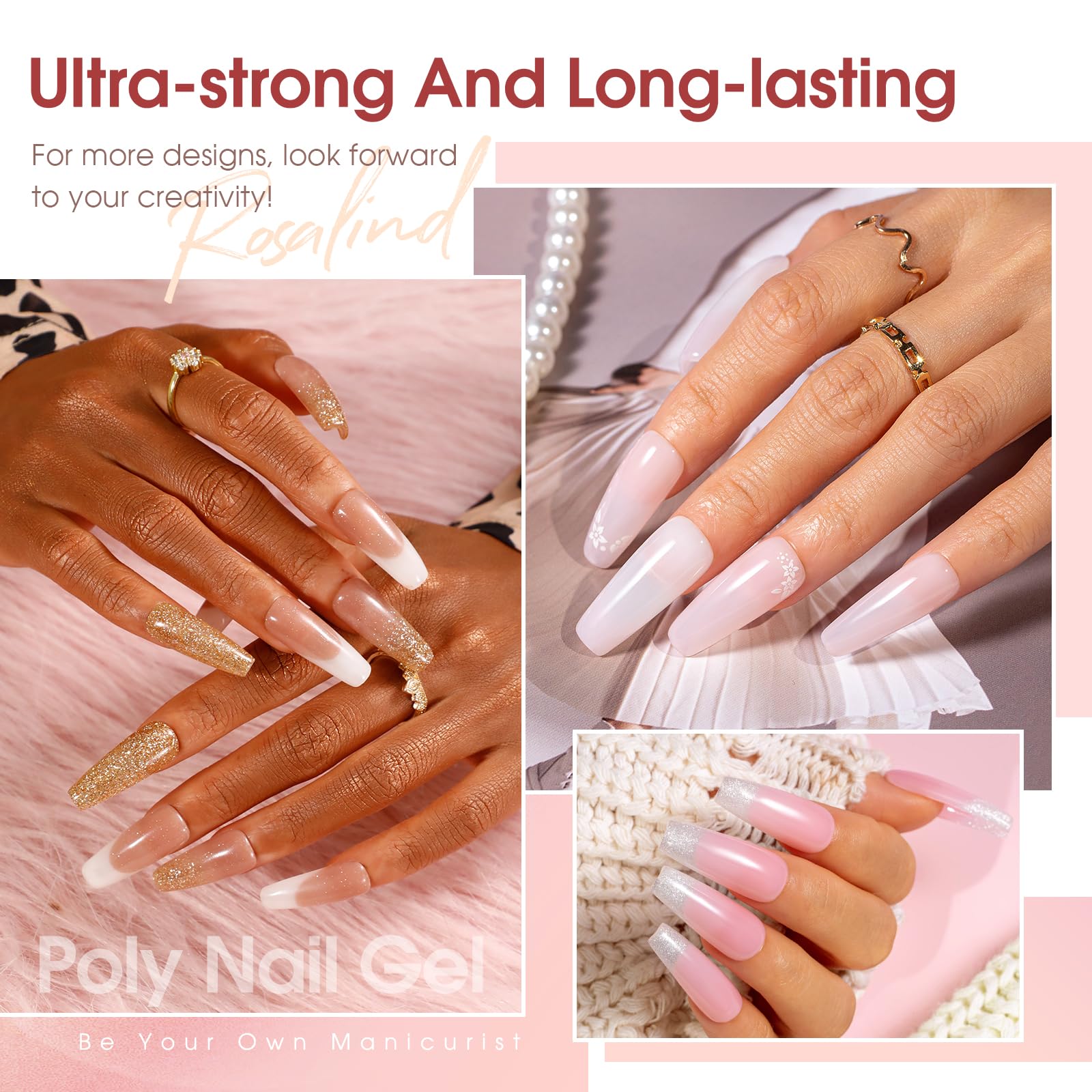 ROSALIND dual brush and spatula for precise gel work.