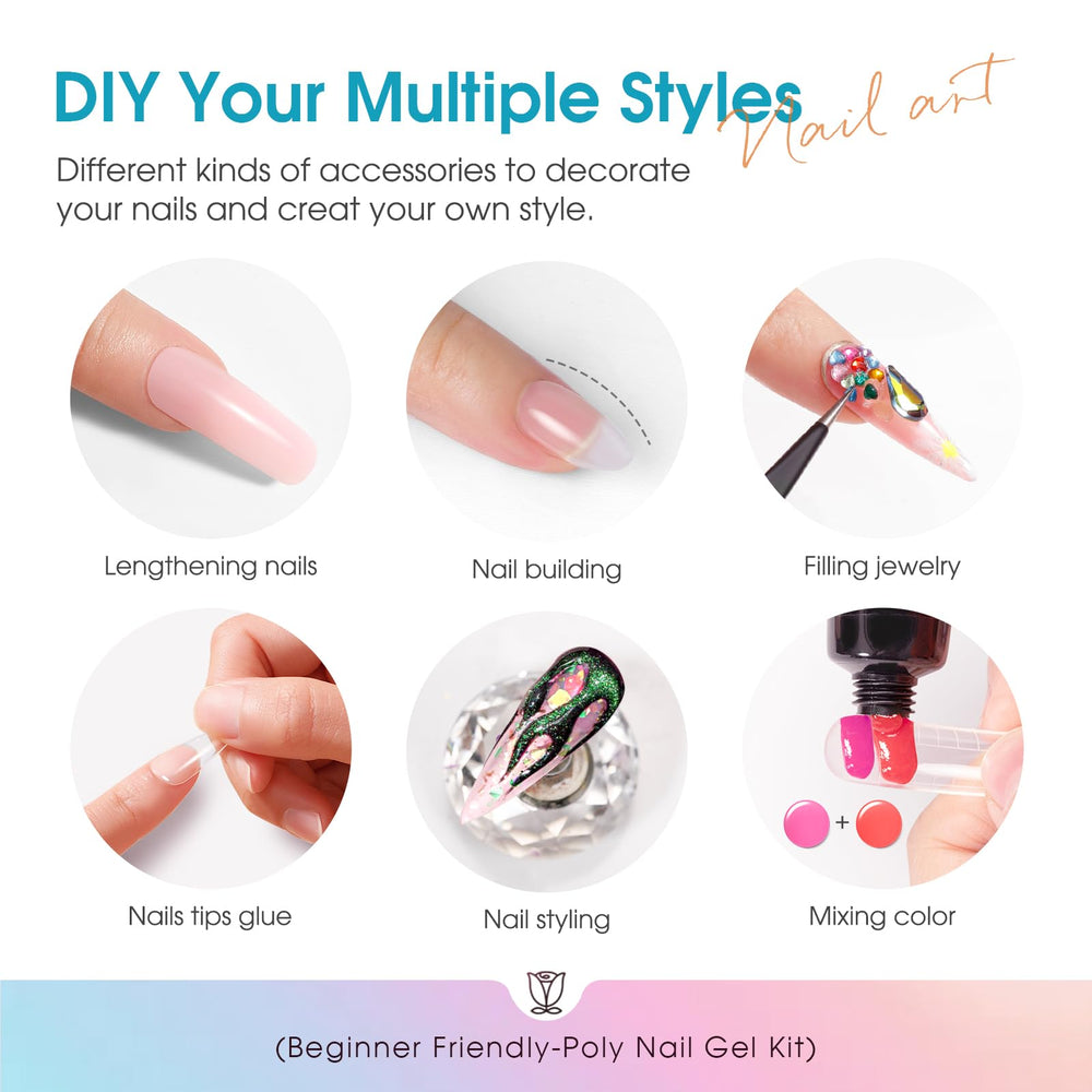 ROSALIND dual brush and spatula offer precise gel handling.