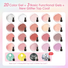 ROSALIND gel base coat bottle ensures smooth adhesion for long-lasting color