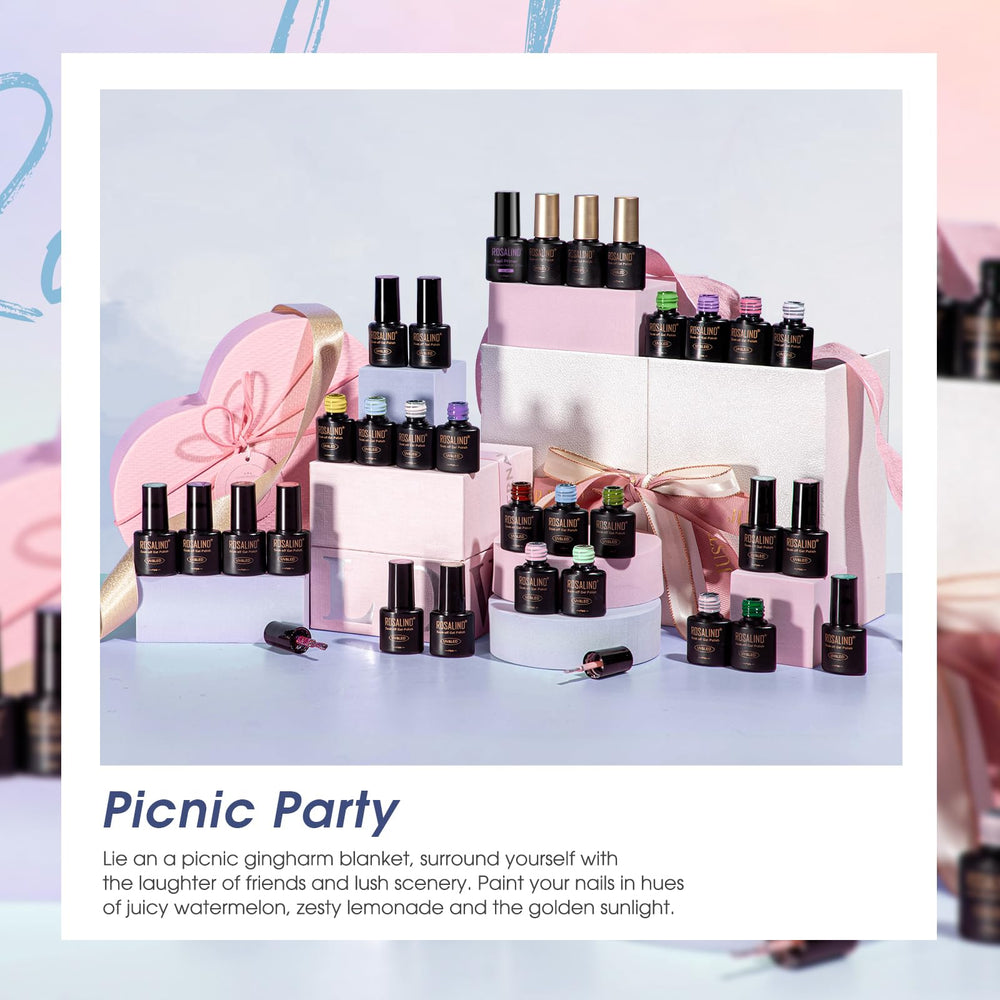 ROSALIND glossy top coat bottle adds high shine and durability
