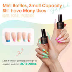 ROSALIND glossy top coat bottle showing long-lasting shine.