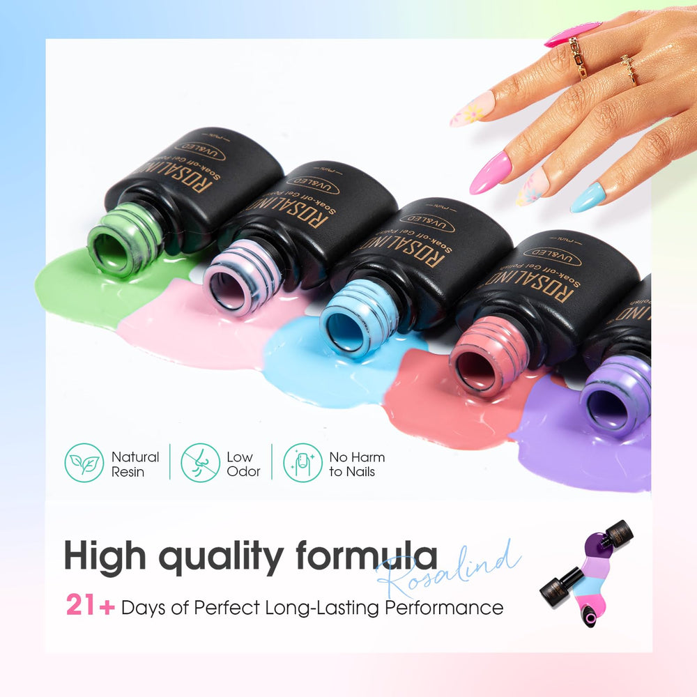 ROSALIND glossy top coat delivers long-lasting shine