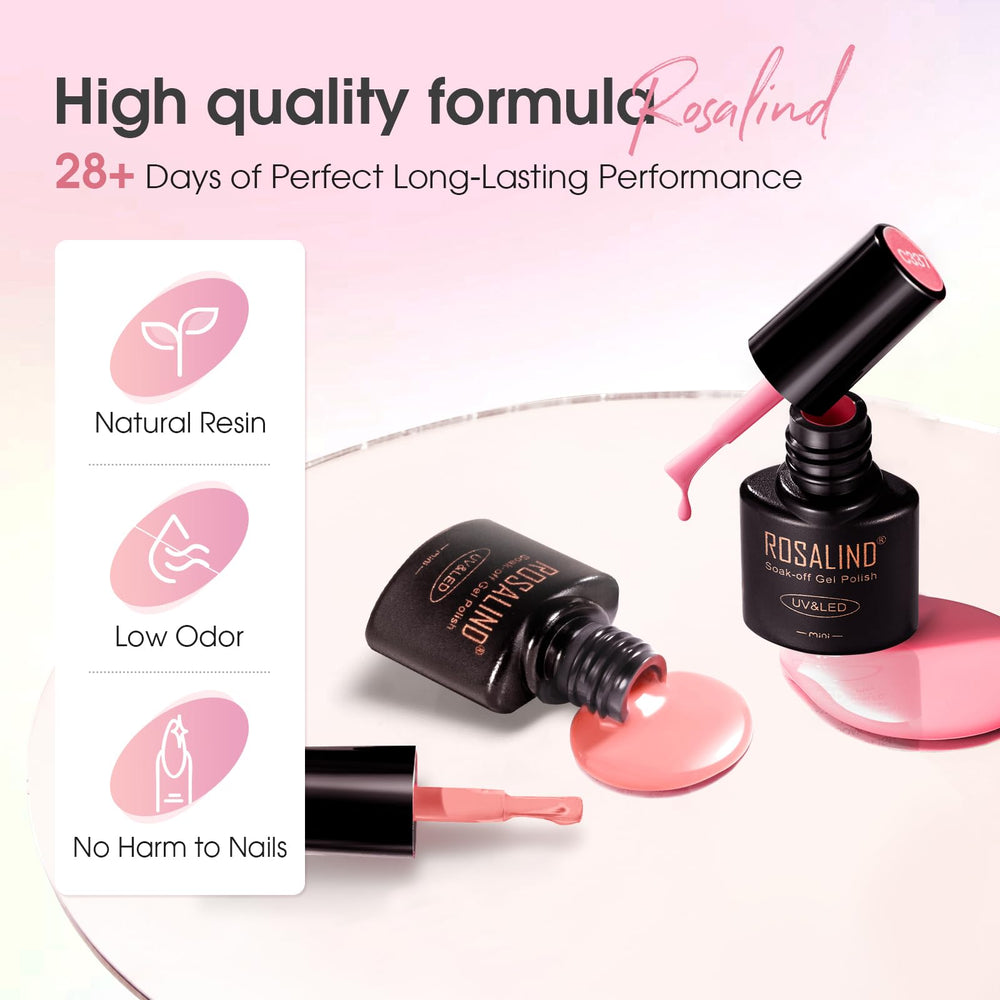 ROSALIND color swatches showcase the nude spectrum.