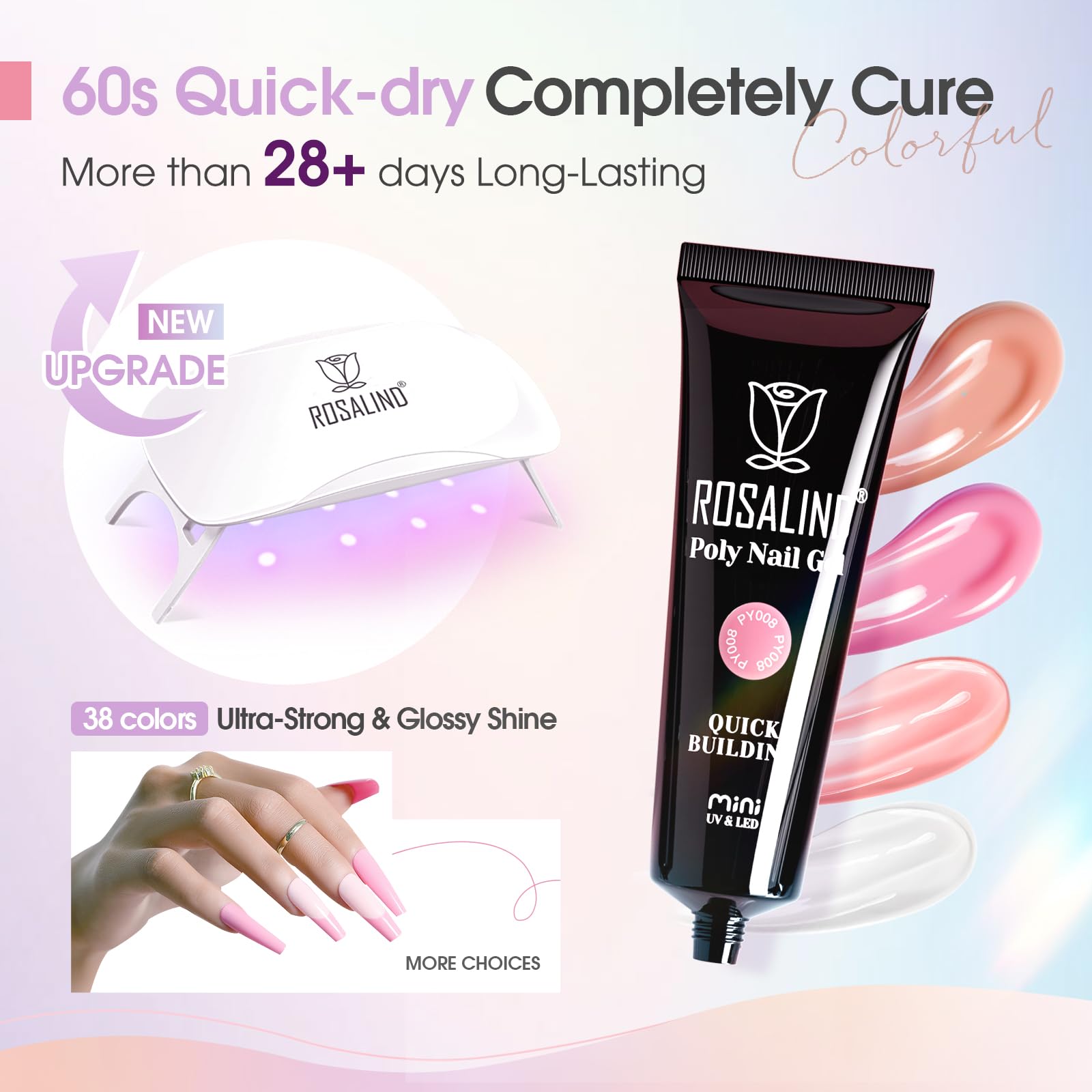 ROSALIND long-lasting manicure guidance up to 28 days
