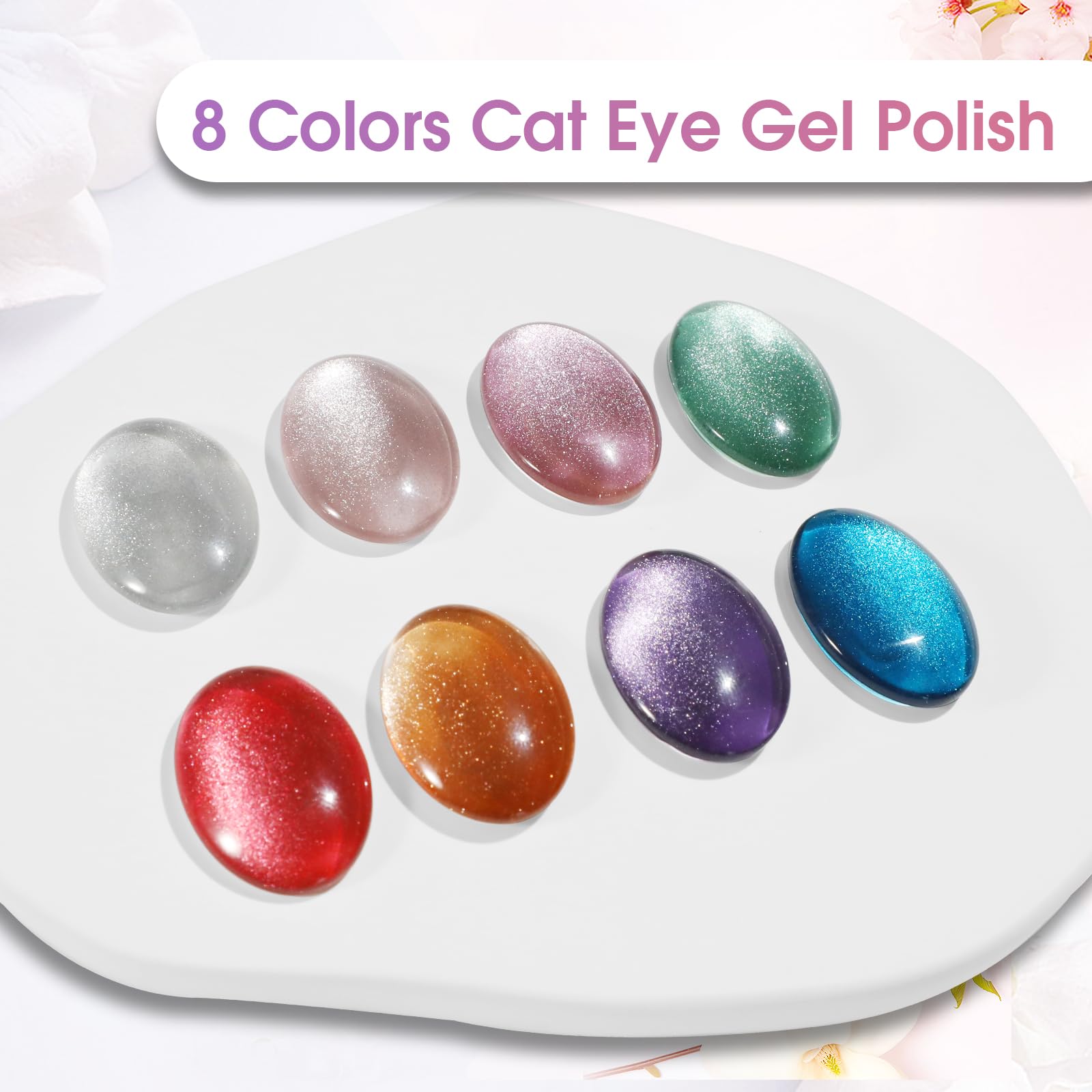 ROSALIND magnet included for flexible cat eye patterns.