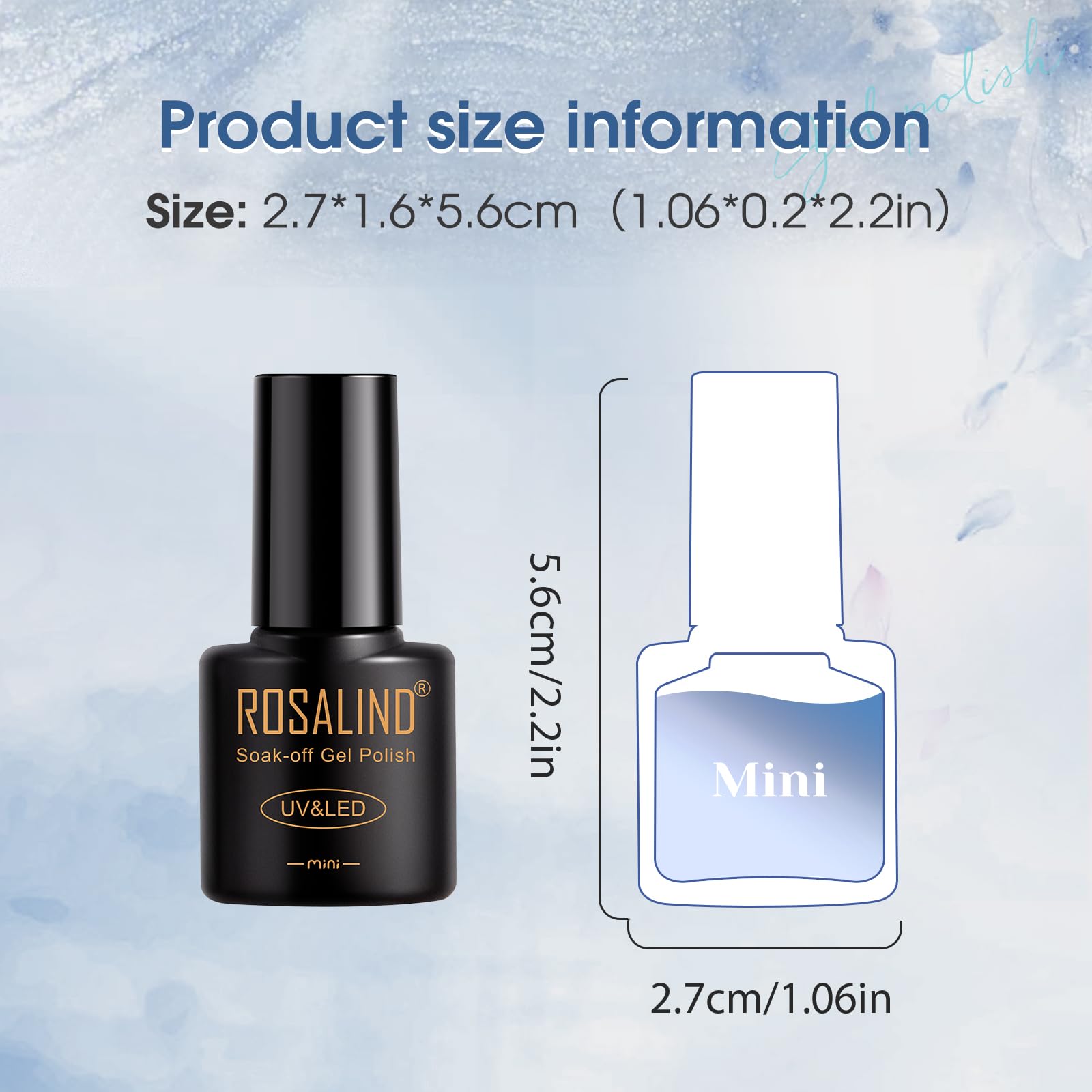ROSALIND magnetic powder enhances cat-eye and galaxy-like effects