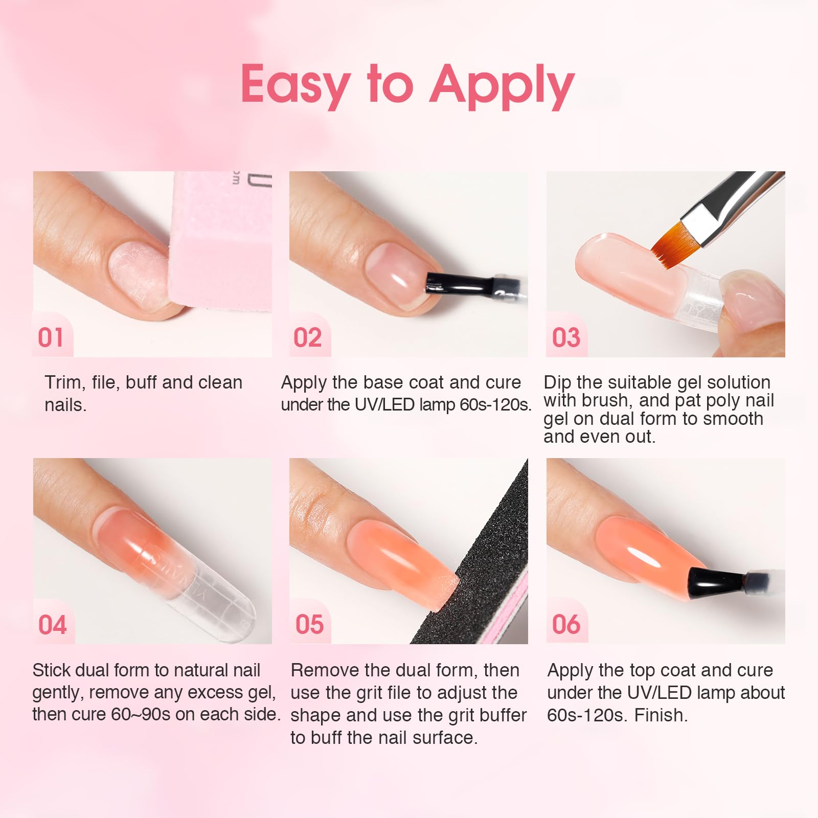 ROSALIND nail cutters and file kit for shaping and cleanup