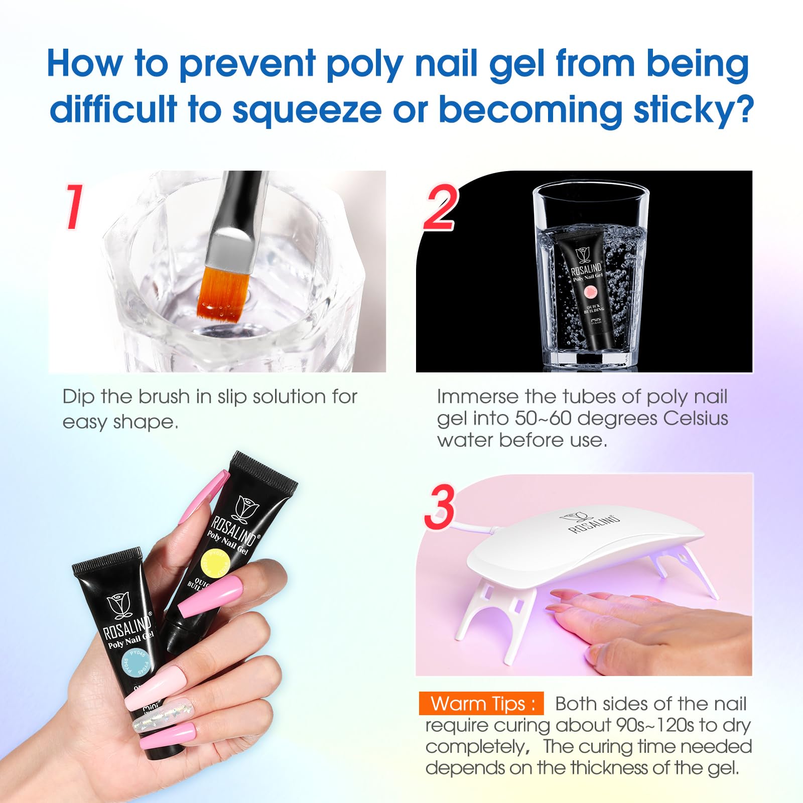 ROSALIND Nail file and cutter shape nails efficiently.