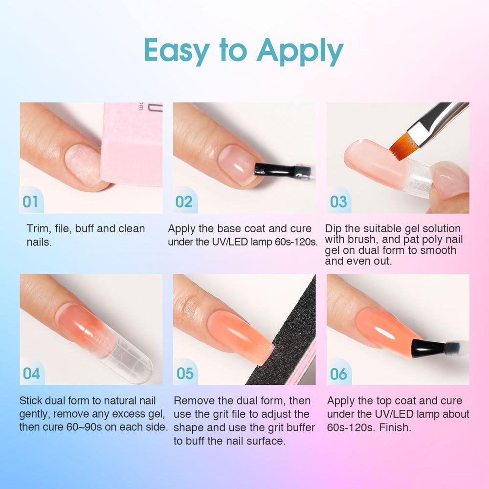 ROSALIND nail forms and clips offer versatile shaping options