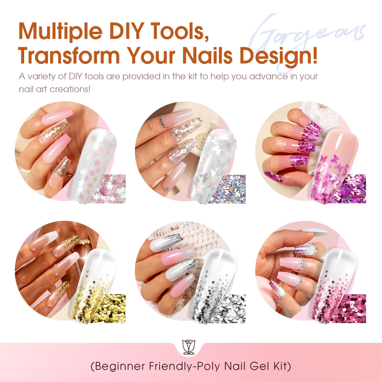 ROSALIND nail forms, clips, and tips for shaping