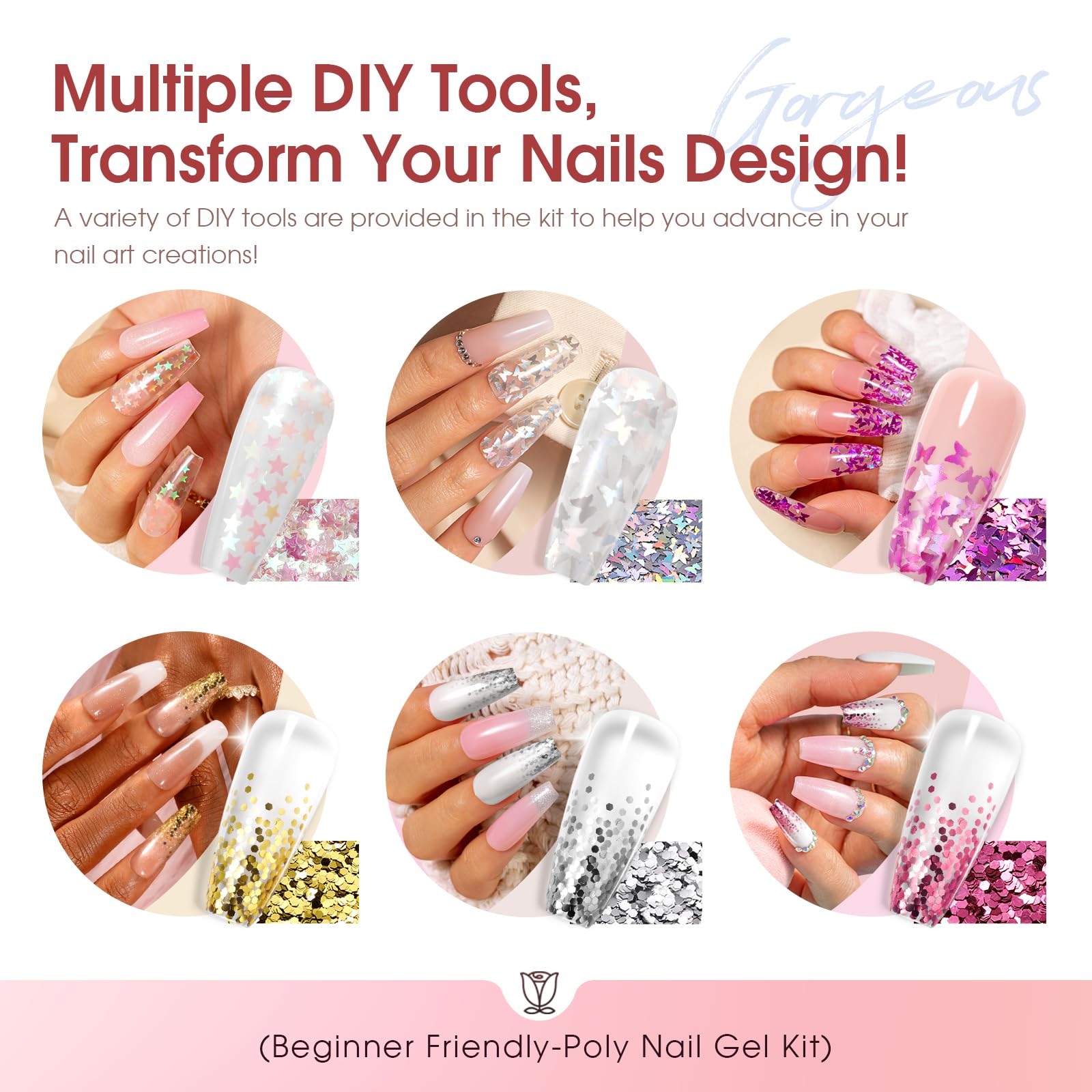 ROSALIND nail forms to assist sculpting and shaping extensions.