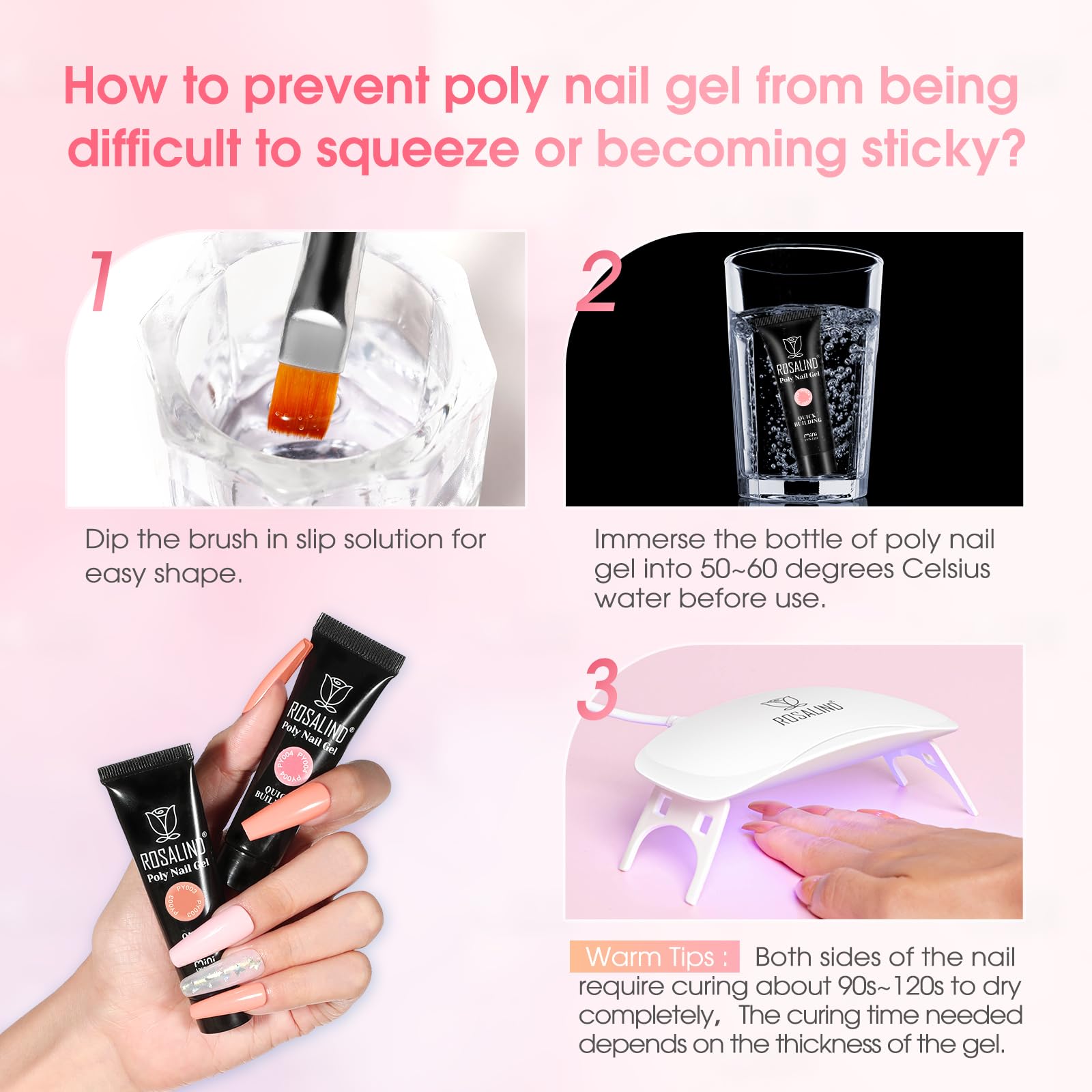 ROSALIND pink color kit gift-ready packaging