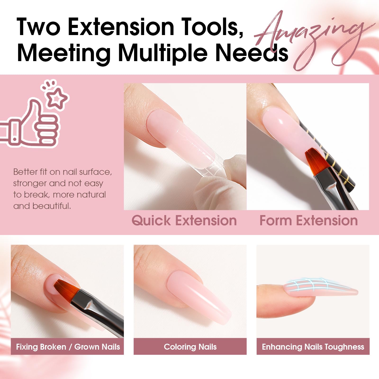 ROSALIND nude pink and pink hues for chic nail designs