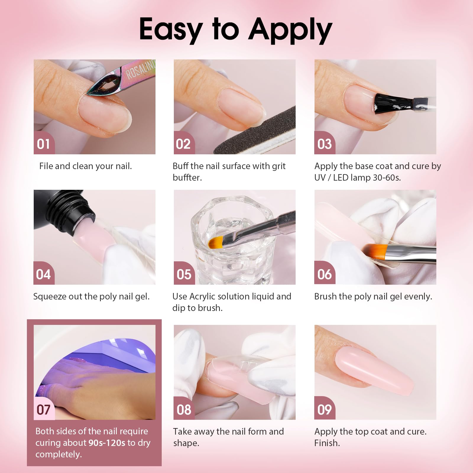 ROSALIND rouge and purple hues for bold nail art