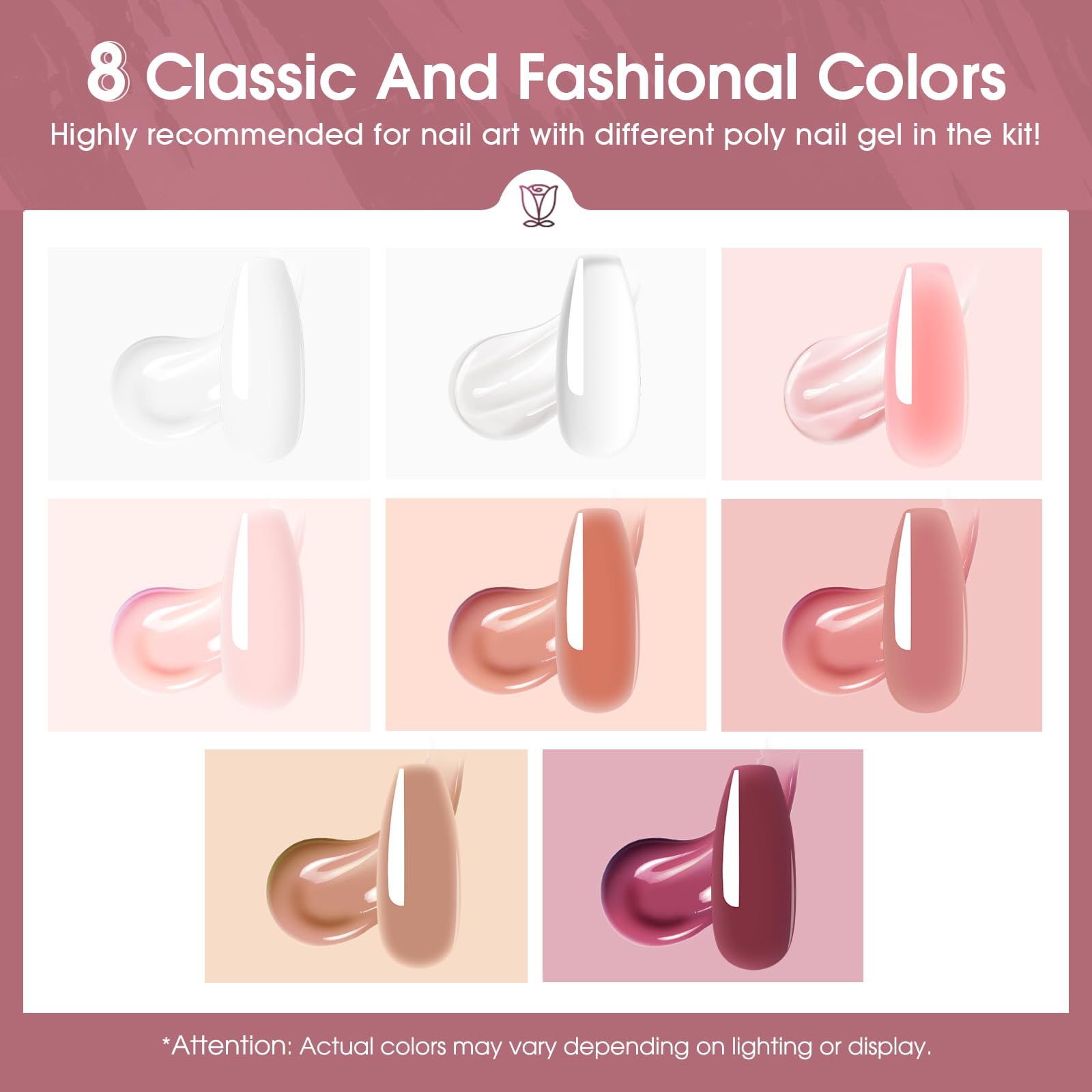ROSALIND soft pink gel for smooth DIY manicure and extensions